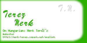 terez merk business card